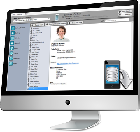 wide angle software ibackup extractor
